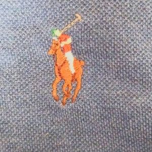 Vintage men's Ralph Lauren polo T-shirt size medium color baby blue